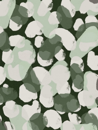 Picture of GREEN ROUND STROKES PATTERN