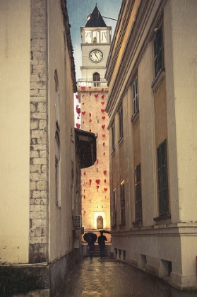 Picture of LOVE UNDER CLOCK TOWER TIRANA