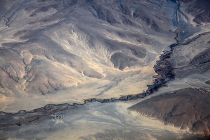 Picture of AERIAL VIEW OF THE RIVER ON TIBET PLATEAU