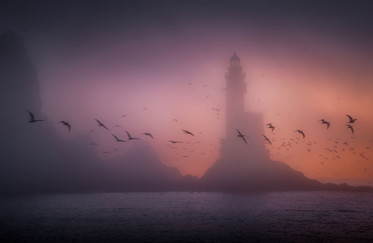 Picture of THE PREDAWN LIGHTHOUSE...