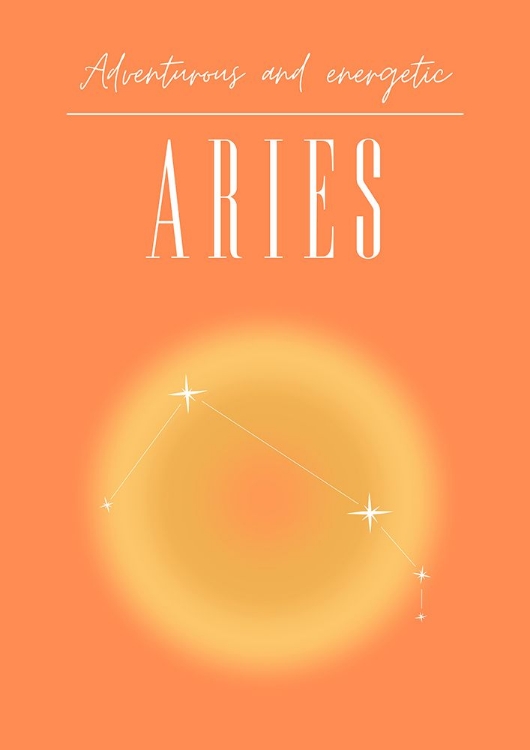 Picture of ARIES ZODIAC PRINT ART