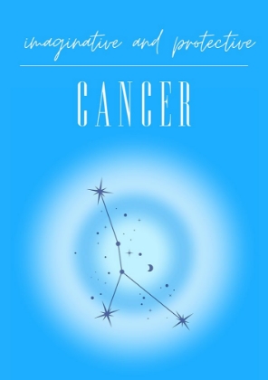 Picture of CANCER ZODIAC PRINT ART