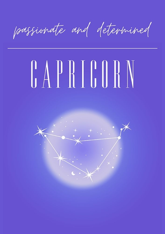 Picture of CAPRICORN ZODIAC PRINT ART