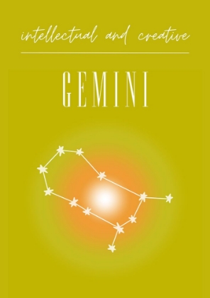 Picture of GEMINI ZODIAC PRINT ART