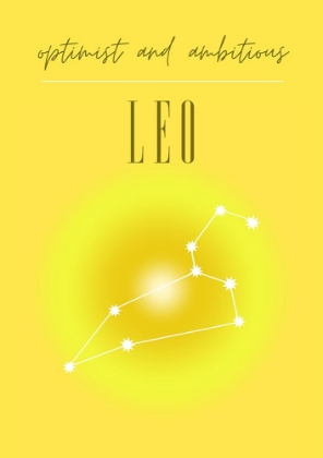 Picture of LEO ZODIAC PRINT ART