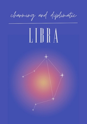 Picture of LIBRA ZODIAC PRINT ART
