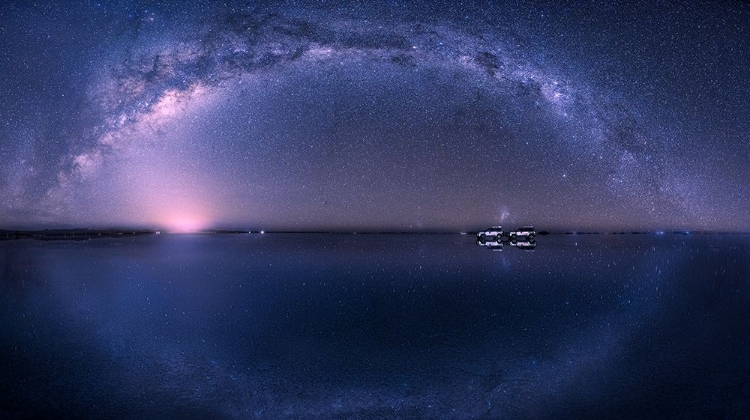 Picture of MILKY WAY OVER SALT FLAT - BOLIVIA