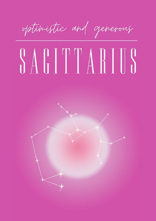 Picture of SAGITTARIUS ZODIAC PRINT ART