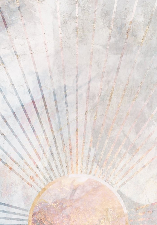 Picture of SUN BOHO MORNING METALLIC PRINT