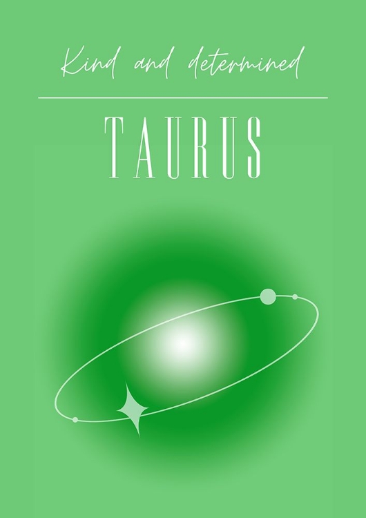 Picture of TAURUS ZODIAC PRINT ART