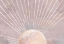Picture of GOLD SUN RAYS MURAL PINK
