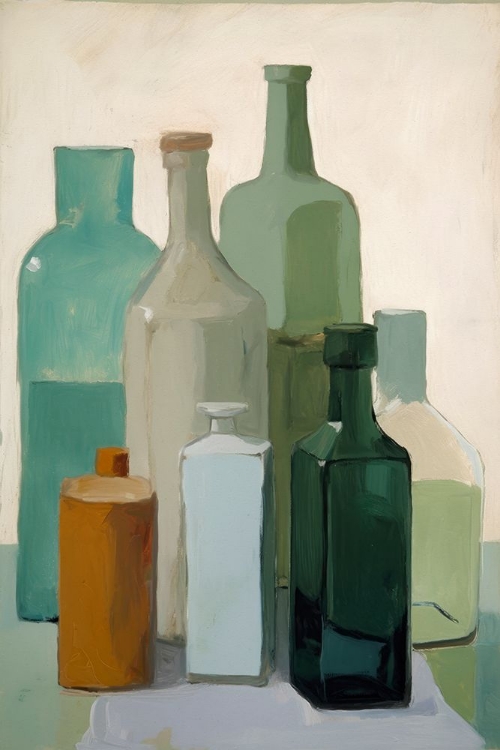 Picture of GREEN BOTTLES