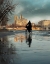 Picture of NOTRE DAME AND CYCLIST