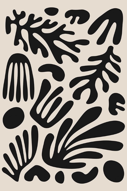 Picture of HENRI MATISSE BLACK ALGAE COLLECTION #3