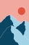 Picture of MINIMAL MOUNTAIN TOPS #1