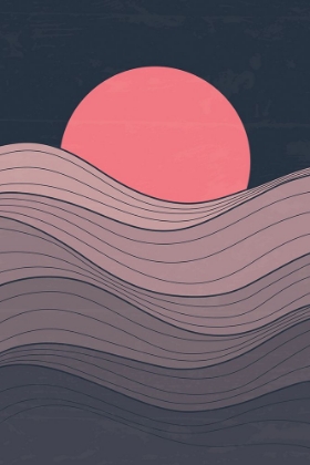 Picture of MINIMAL PINK SUNSET #1