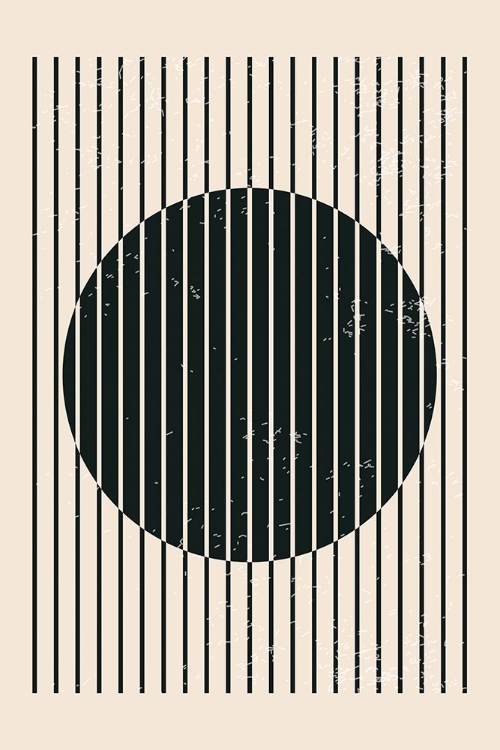Picture of BLACK AND WHITE GEOMETRIC SHAPES #1
