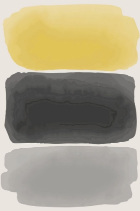 Picture of BLACK AND YELLOW WATERCOLOR #1