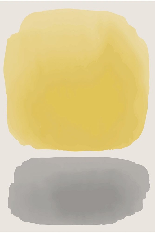Picture of BLACK AND YELLOW WATERCOLOR #3