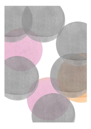Picture of GRAY PINK CIRCLES II