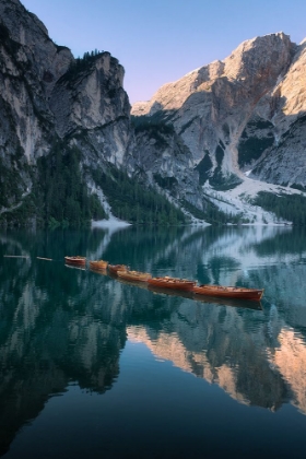 Picture of LAGO DI BRAIES IN THE LIGHT OF BEAUTY