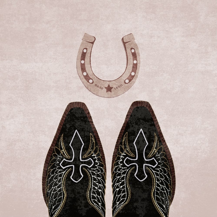 Picture of COWBOY BOOTS AND HORSESHOE