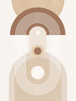 Picture of BEIGE MID CENTURY POSTER NO.3