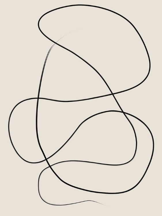 Picture of SWIRLING ONE LINE ART