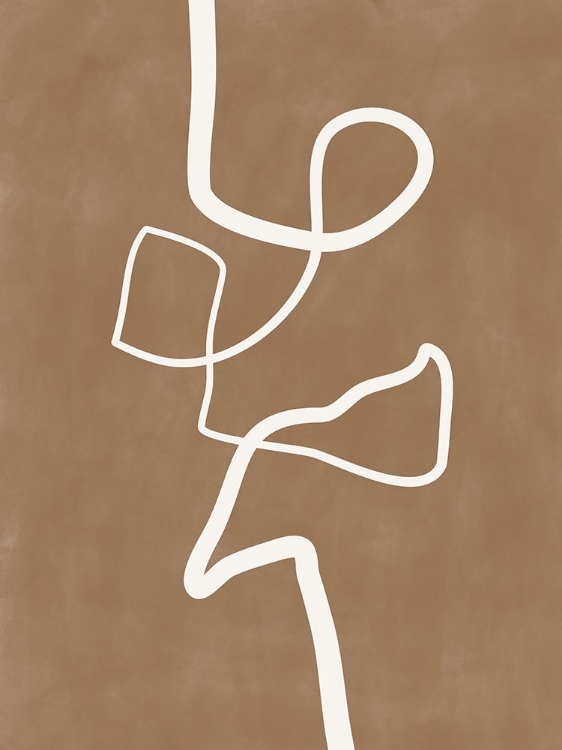 Picture of BROWN SINGLE LINE ARTWORK