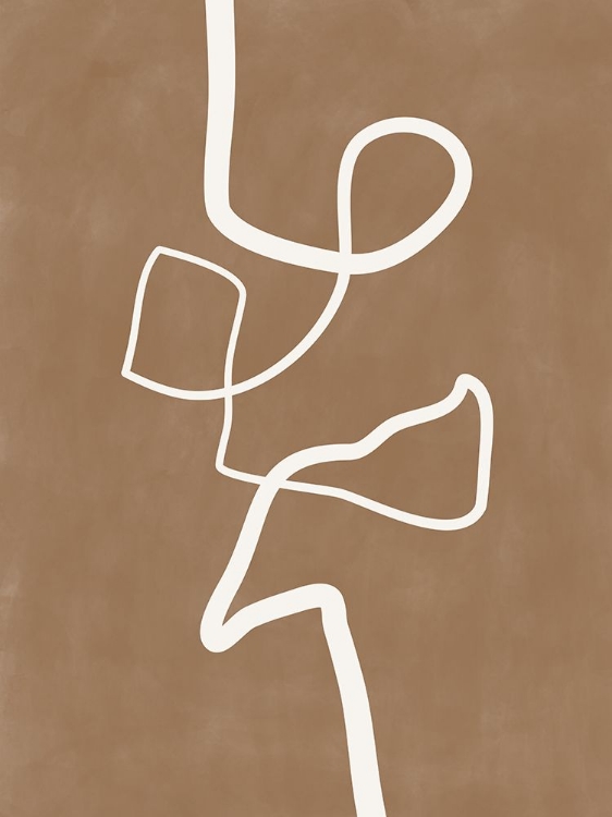 Picture of BROWN SINGLE LINE ARTWORK