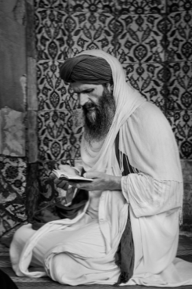 Picture of A MAN PRAYING IN THE MOSQUE