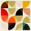 Picture of CIRCLES NOV 19  BEIGE VIERTEL CIRCLES INEINANDER