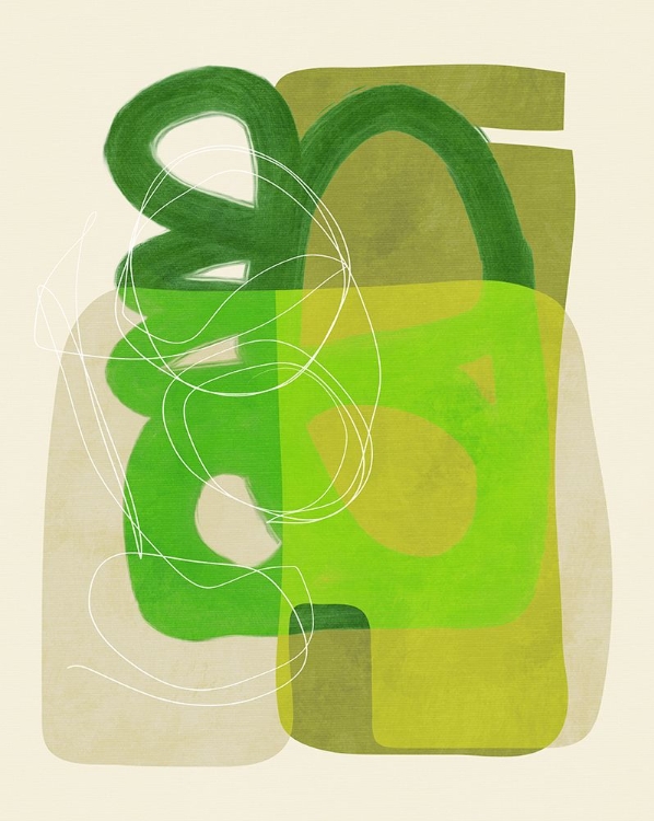 Picture of PAINTED LINES GREEN TAN 4 KOPIE