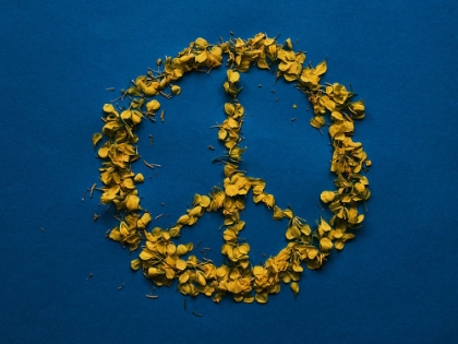 Picture of THE COLORS OF UKRAINE AND THE SYMBOL OF PEACE