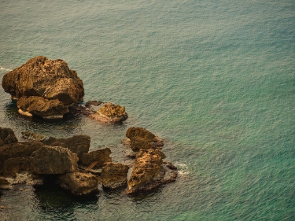 Picture of SEASCAPE AND ROCKS