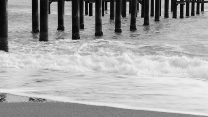 Picture of OLD PIER AND DRAMATIC LANDSCAPE