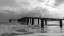 Picture of OLD PIER AND DRAMATIC LANDSCAPE