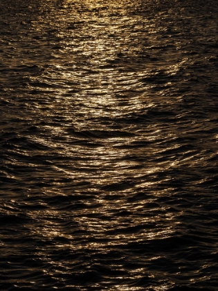 Picture of SEA WAVES AT SUNSET