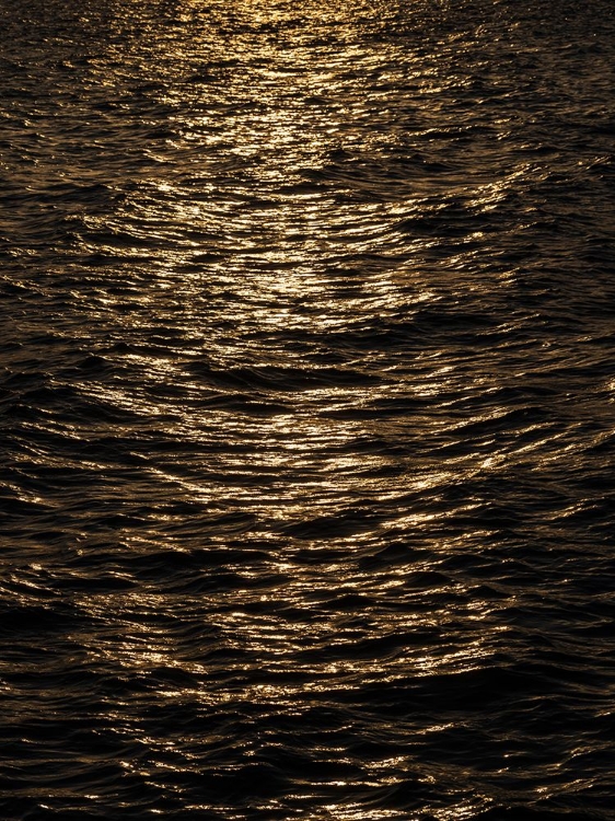 Picture of SEA WAVES AT SUNSET