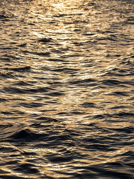 Picture of SEA WAVES AT SUNSET