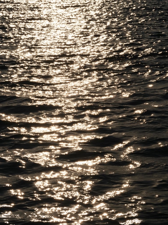 Picture of SEA WAVES AT SUNSET