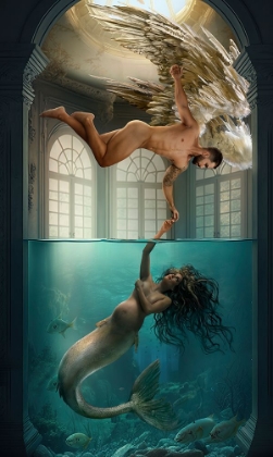 Picture of THE ANGEL AND THE MERMAID