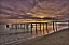 Picture of OLD PIER AND BEAUTIFUL SUNSET