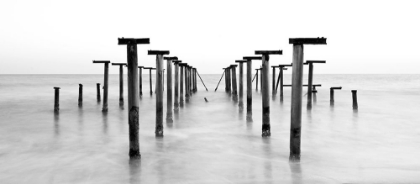 Picture of OLD PIER AND DRAMATIC SEASCAPE