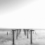 Picture of OLD PIER AND DRAMATIC SEASCAPE
