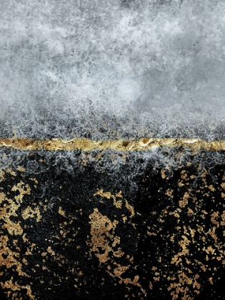 Picture of GOLD BLACK ABSTRACT