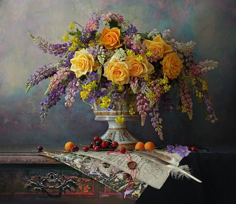 Picture of STILL LIFE WITH FLOWERS