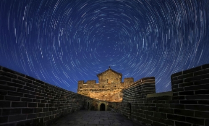Picture of STAR TRAILS ON THE GREAT WALL