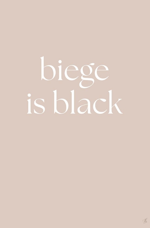 Picture of BIEGE IS BLACK