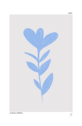 Picture of BLUE ABSTRACT PLANT